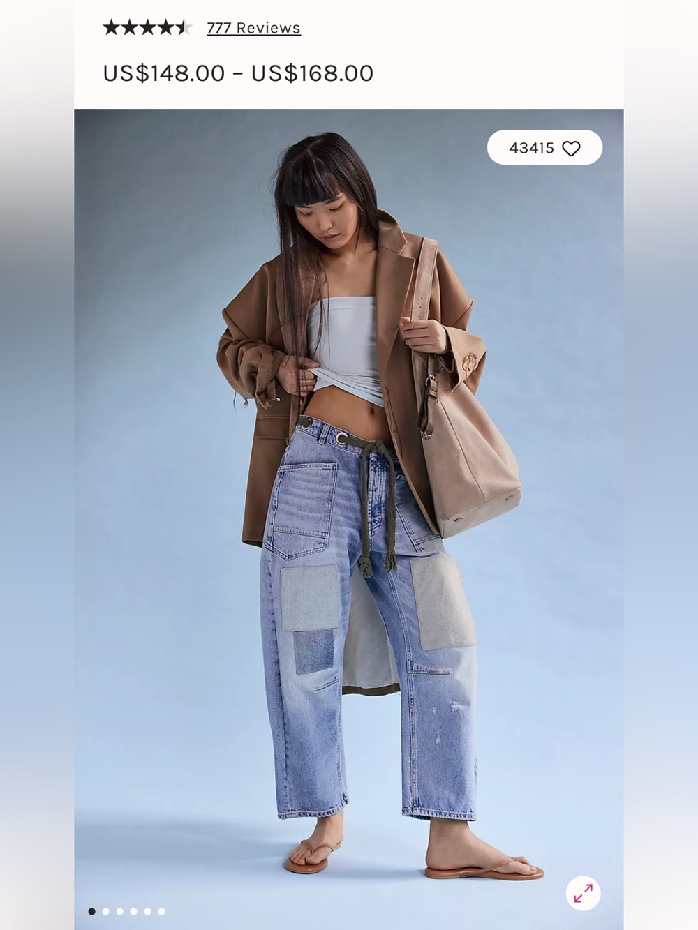 We the Free Moxie barrel leg jeans